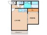 仮）レクエルド笠屋町 1LDKの間取り