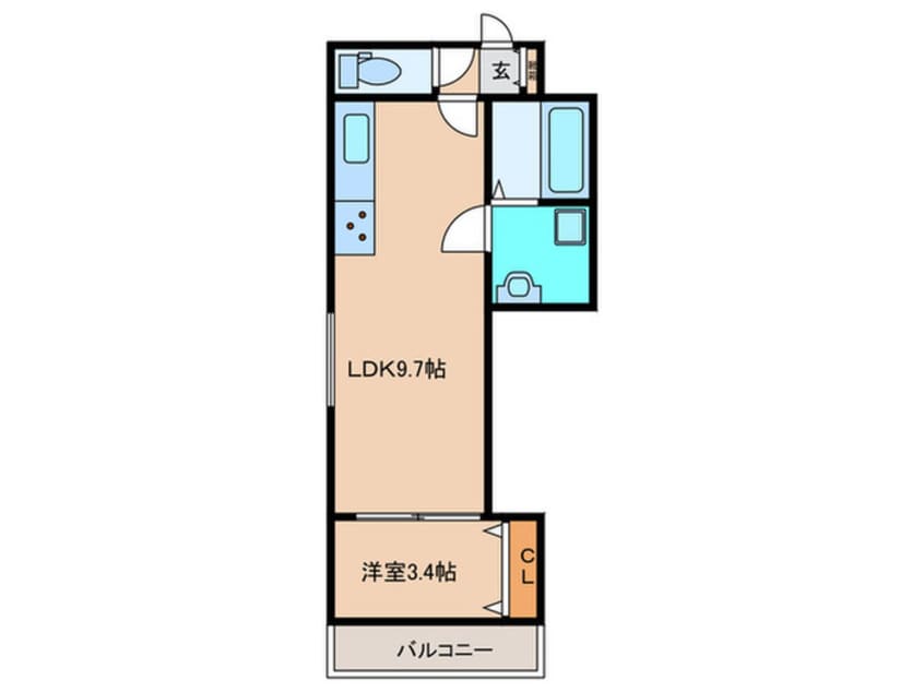 間取図 仮）レクエルド笠屋町