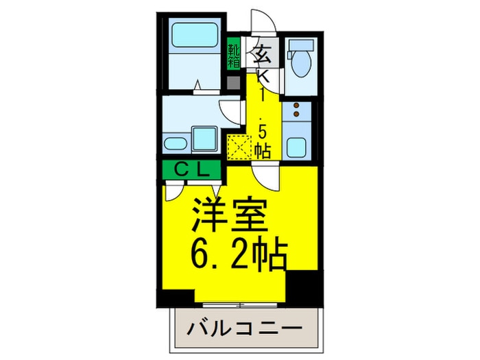 間取り図 エグゼ天王寺Ⅱ(502)