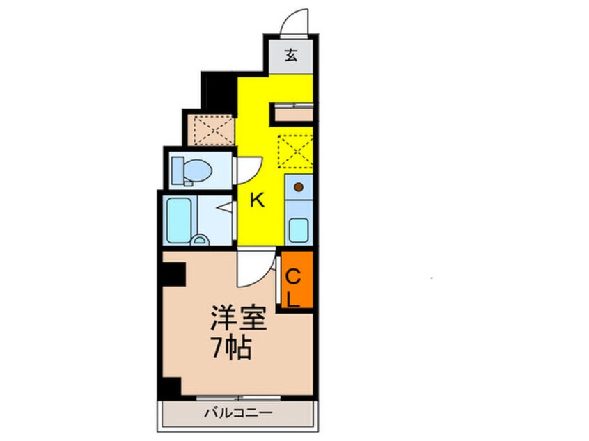 間取図 サンライズ大和田