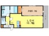 ルラシオン里町 1LDKの間取り