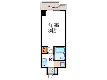 間取図 パラドール西院PART1（406）