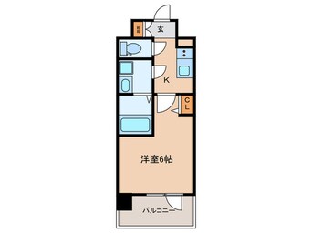 間取図 ｴｽﾘｰﾄﾞﾚｼﾞﾃﾞﾝｽ大阪福島ｼﾃｨｽｸｴｱ