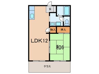 間取図 グリーンハイツ新伊丹B棟