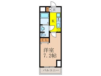 間取図 エルプレイス東三国Ⅱ