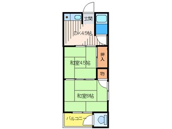 間取図 唐池ハイツ