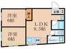 リバティーガーデン 2LDKの間取り