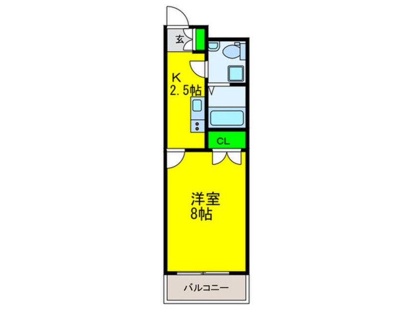 間取図 Merry住之江公園