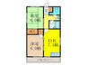 アンフィニィ・沢良宜 2DKの間取り