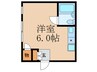 アンフィニィ・沢良宜 1Rの間取り