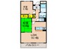 グリ－ンウッズ小林 2LDKの間取り