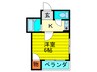 ア－クハイム６５ 1Kの間取り