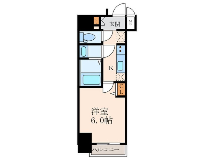 間取図 ﾌｧｽﾃ-ﾄ尼崎ｸﾛﾉｽ