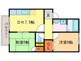 間取図 セジュ－ルパル