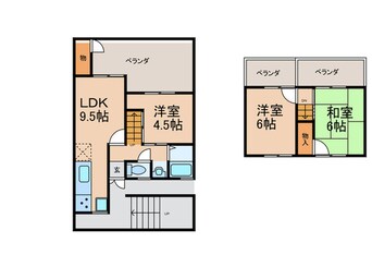 間取図 野上戸建て