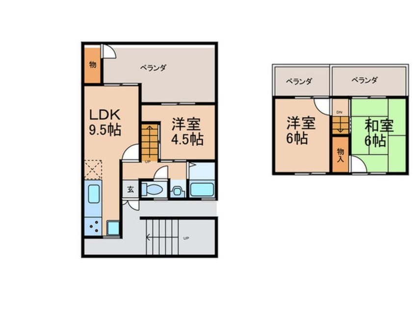 間取図 野上戸建て