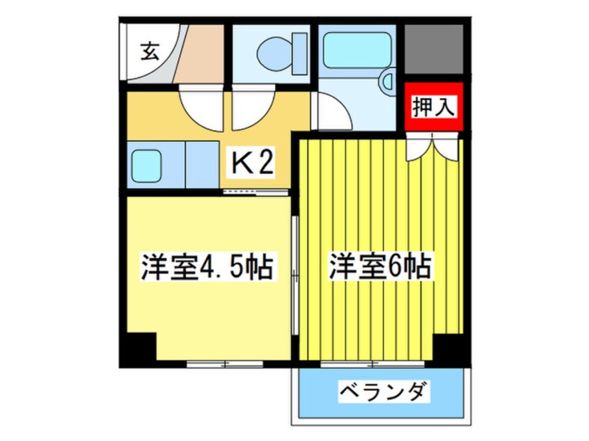 間取図 メビウス上本町西レジデンス