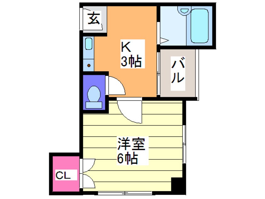 間取図 メビウス上本町西レジデンス