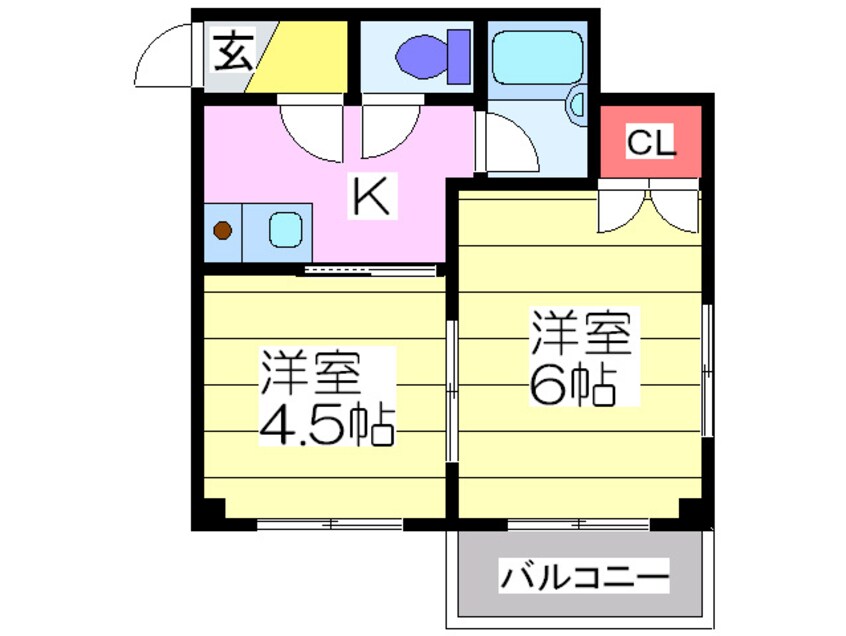 間取図 メビウス上本町西レジデンス