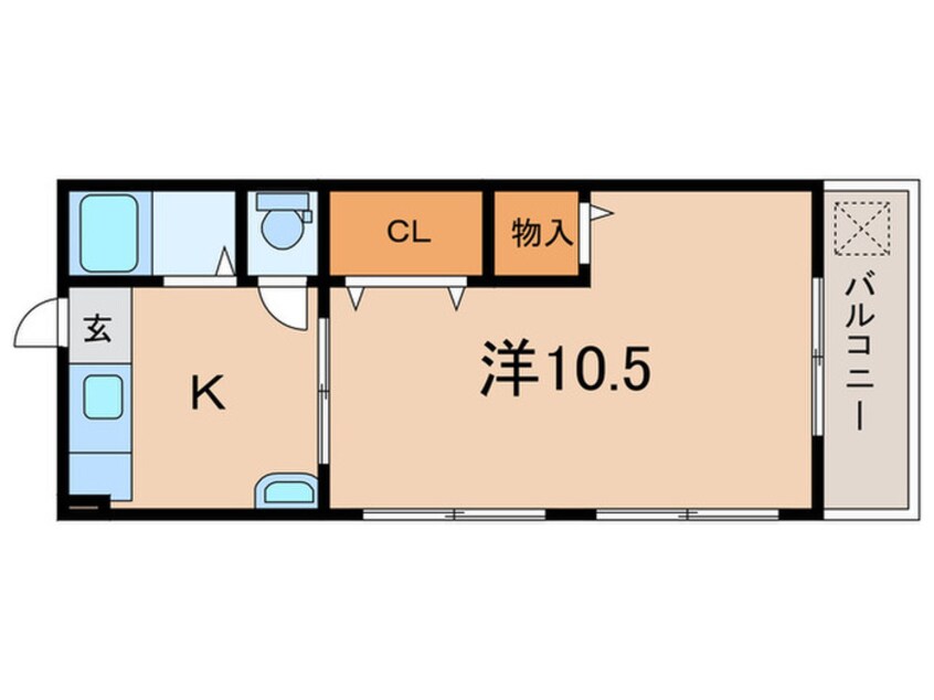 間取図 フォルテ鈴蘭台