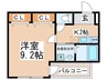 フジパレス諏訪ノ森Ⅰ番館 1Kの間取り