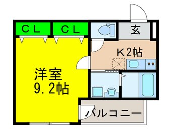 間取図 フジパレス諏訪ノ森Ⅰ番館