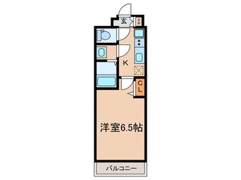 間取図 プレサンスTHE神戸(518)