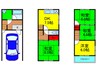 枚方市宮之阪５丁目戸建 4DKの間取り