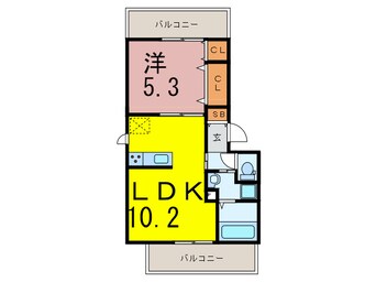 間取図 ウエストフィールド