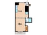 クラ武庫之荘壱番館 1DKの間取り