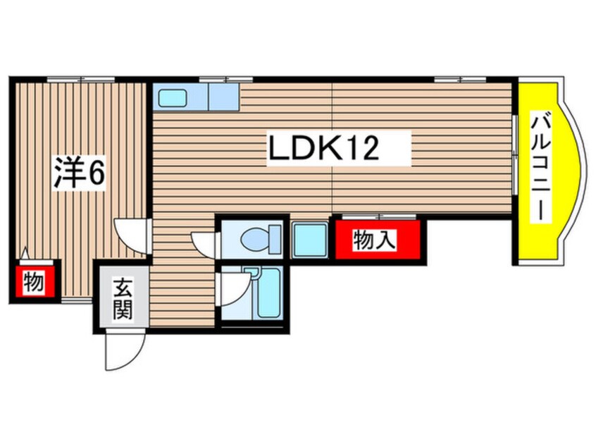 間取図 クラ武庫之荘壱番館