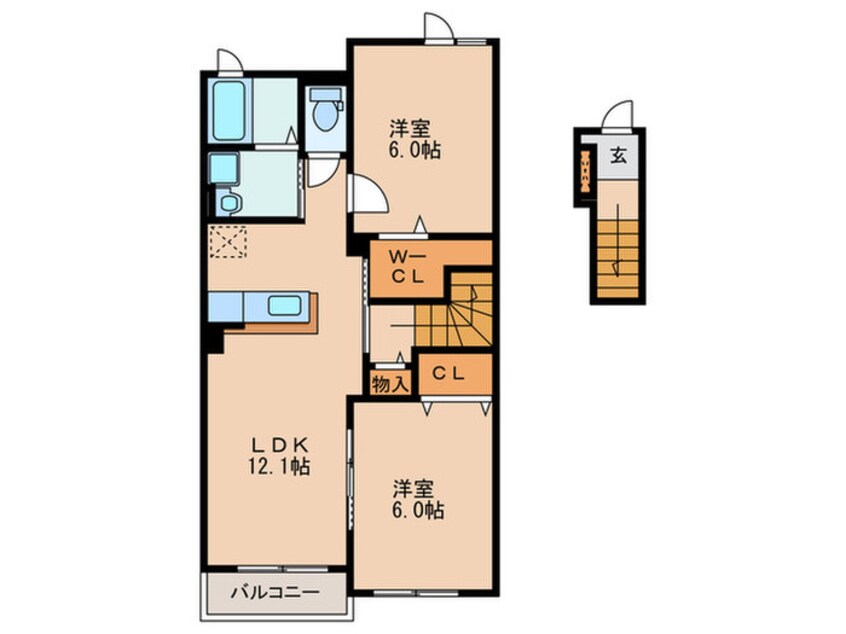 間取図 ボヌールメゾン