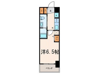 間取図 ｴｽﾃﾑｺｰﾄ三宮EASTⅢﾗｳﾞｨｯｻ(703)