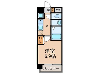 間取図 Live Casa城東野江