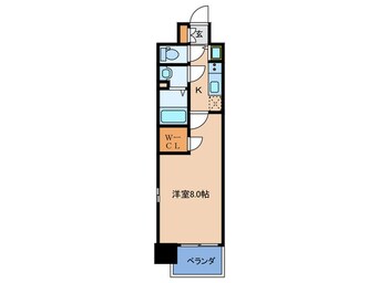 間取図 ﾌﾟﾛｳﾞｨｽﾀ京橋ﾉｰｽｹﾞｰﾄ(601)