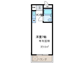 間取図 エスポワ－ル御殿山