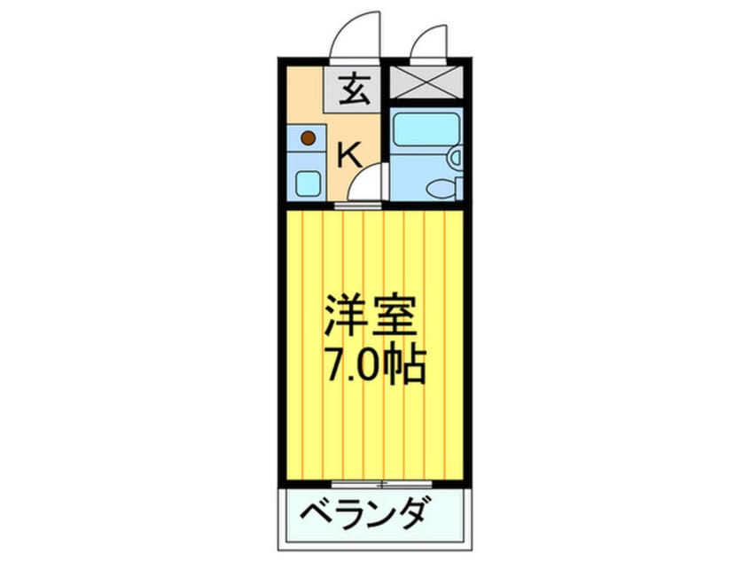 間取図 エスポワ－ル御殿山