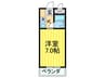 エスポワ－ル御殿山 1Kの間取り