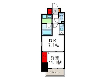 間取図 ドゥーエ立売堀