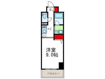 間取図 ドゥーエ立売堀