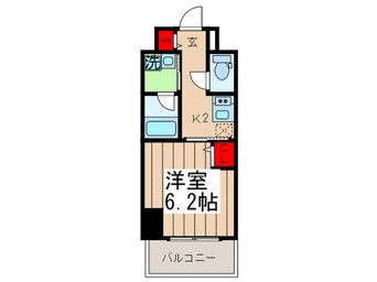 間取図 ドゥーエ立売堀