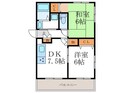 ヒールコート烏丸鞍馬口の間取図
