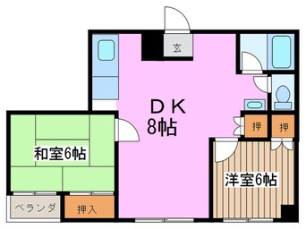 間取図 ブランデール緑橋