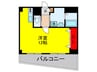 ﾗ ﾒｿﾞﾝ ﾐｭ-（La maison mieux） 1Rの間取り