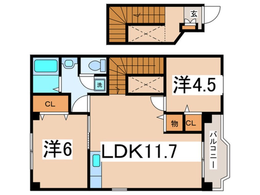 間取図 サンハイム西村Ⅱ