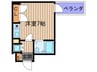 フォ－ラム都島内代駅前 1Rの間取り