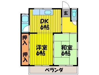 間取図 ハイロ－ズマンション１号館