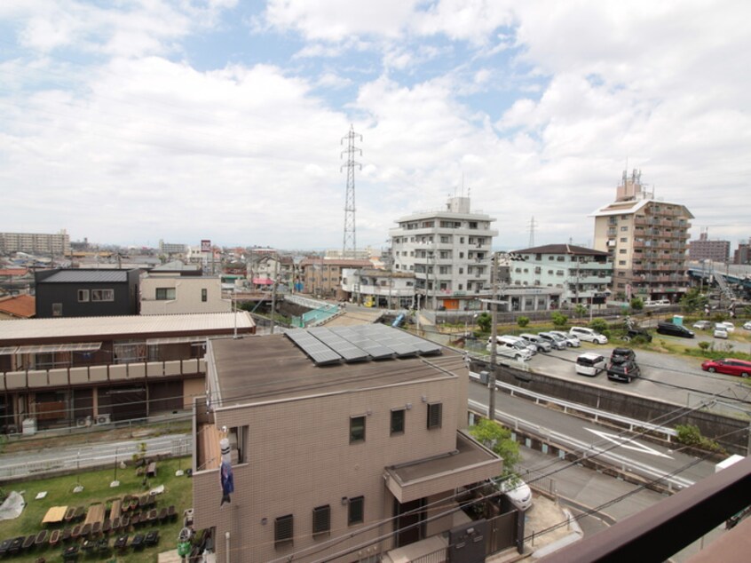 室内からの展望 ハイロ－ズマンション１号館