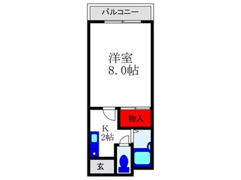 間取図 ラ・ヒュ－メベル豊中