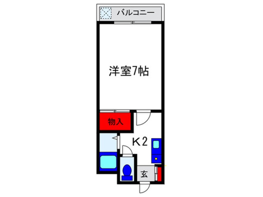 間取図 ラ・ヒュ－メベル豊中